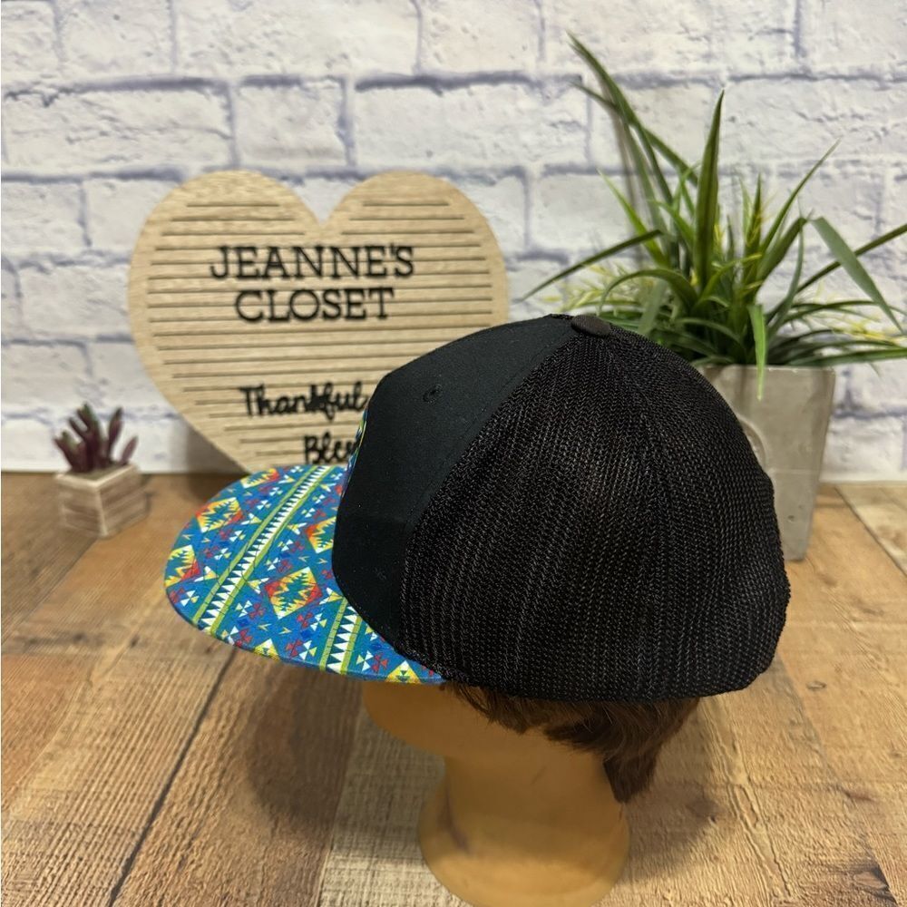 Get Your Hooey Snapback Baseball Cap Hat Multi-Color Mesh Aztec Rodeo - Picture 5 of 7